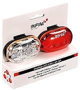 Zestaw lamp rowerowych LED Vista Set / INFINI