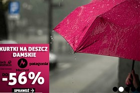 Damskie kurtki przeciwdeszczowe do 56% taniej w Globtrek.com