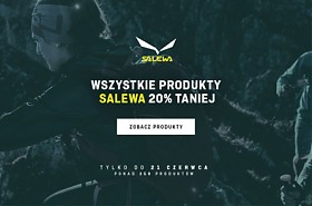 Wszystkie produkty Salewa 20% taniej w Polar Sporcie