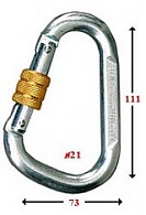 Karabinek Snap Steel CF SG (Screw Lock) / CLIMBING TECHNOLOGY