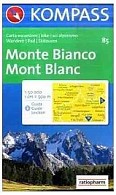 Mapa Mont Blanc nr 85 / KOMPASS
