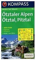 Mapa Otztaler Alpen nr 43 / KOMPASS