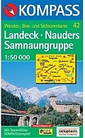 Mapa Landeck Nauders nr 42 / KOMPASS